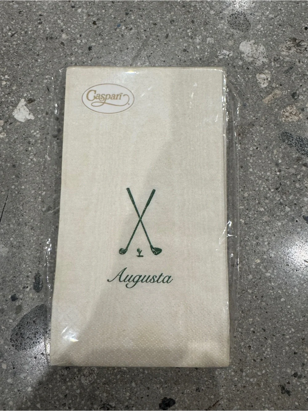 Augusta Ivory Golf Guest Hand Towel 18